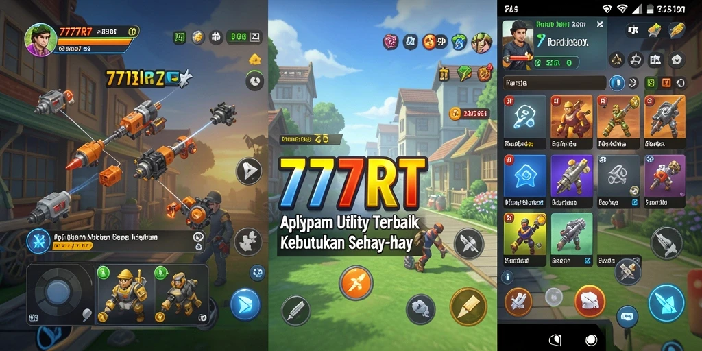 Tampilan antarmuka 777RT yang intuitif dan menarik.
