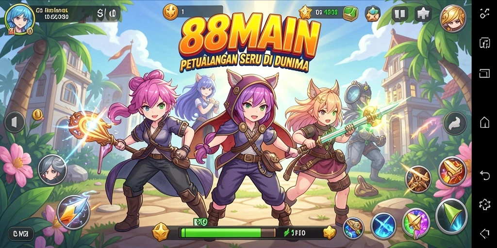 Gameplay seru dan grafis memukau dari 88MAIN.
