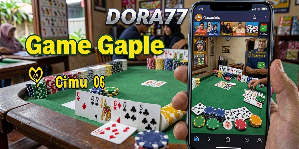 Gameplay seru Gaple di DORA77 menunggu Anda.