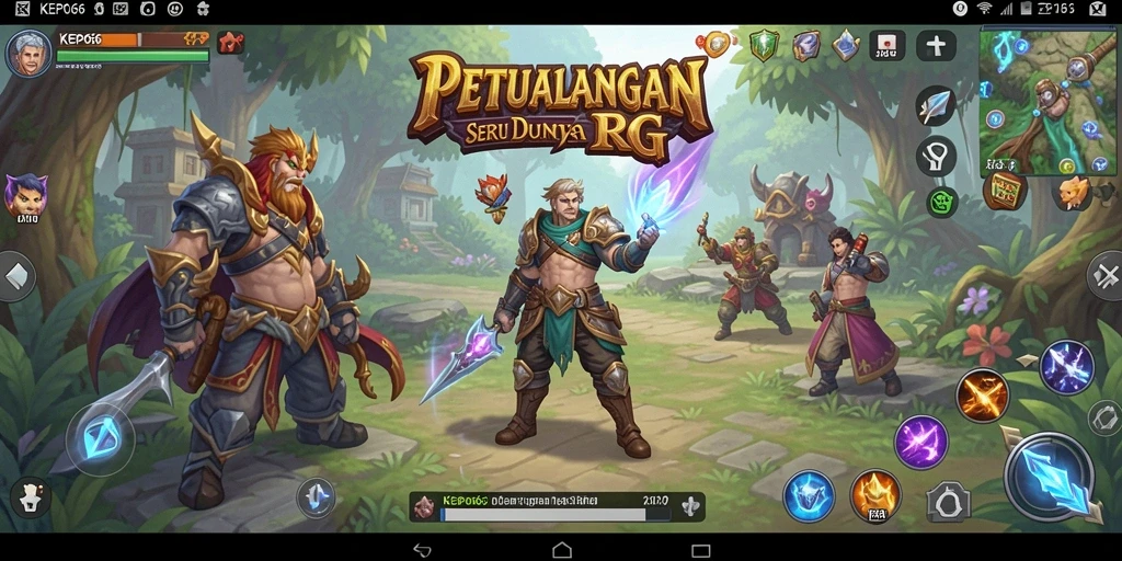 Tampilan screenshot utama KEPO66 yang menampilkan aksi seru dalam gameplay RPG.