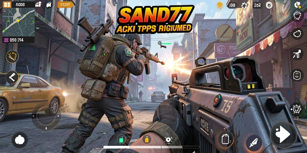 Tangkapan layar gameplay SAND77 yang mendebarkan dan penuh aksi.