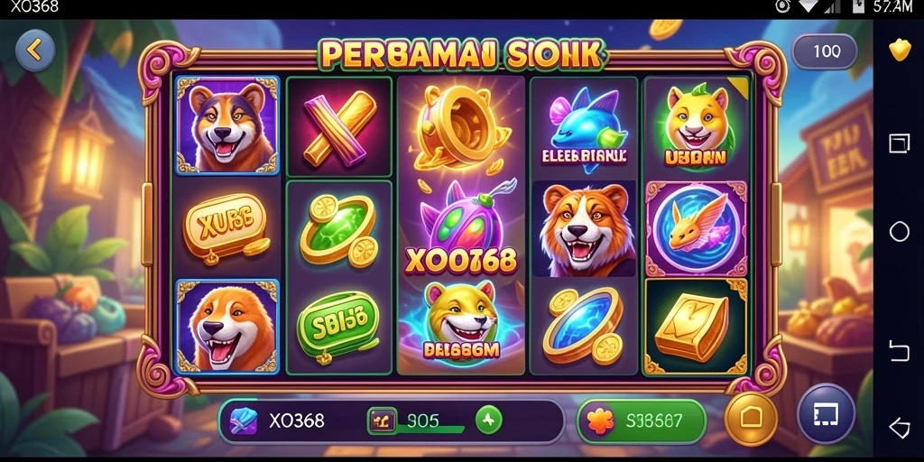 Screenshot gameplay XO368 menunjukkan keseruan bermain slot yang mengasyikkan.